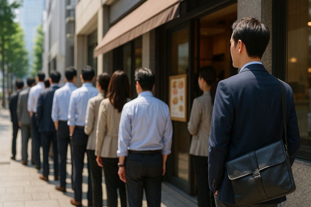 飲食店の行列