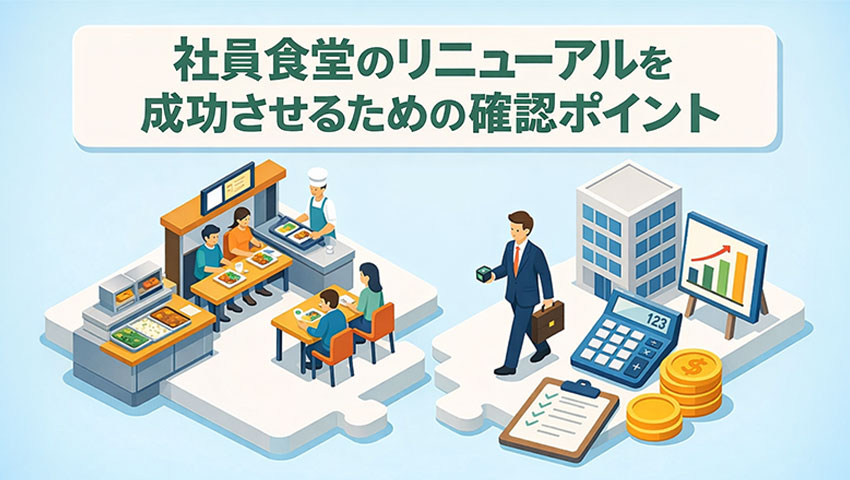 社員食堂のリニューアルを成功させるための確認ポイント