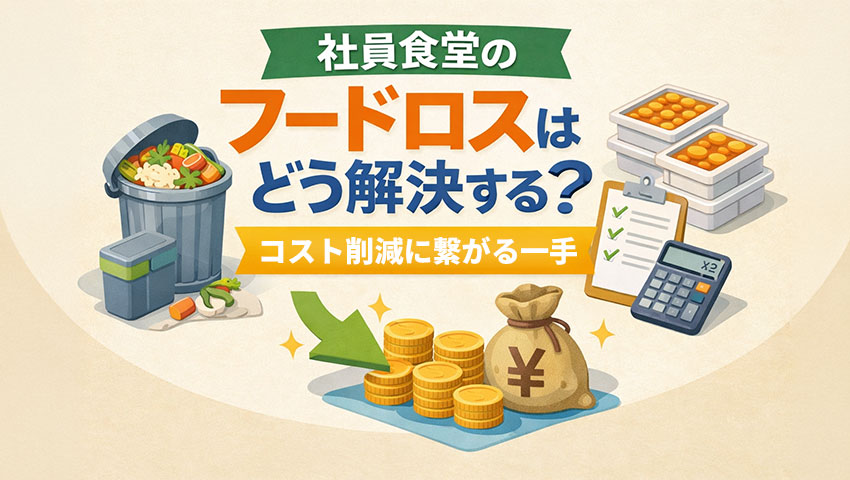 社員食堂のフードロスはどう解決する？コスト削減に繋がる一手