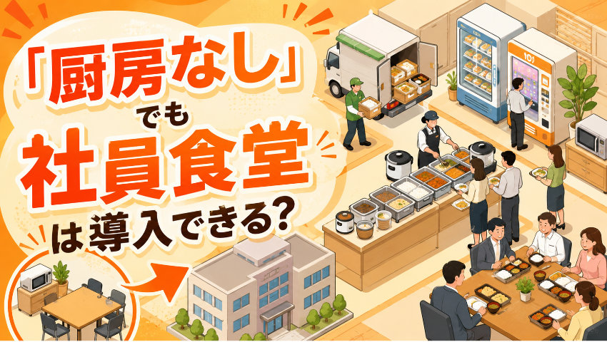 厨房なしでも社員食堂は導入できる？