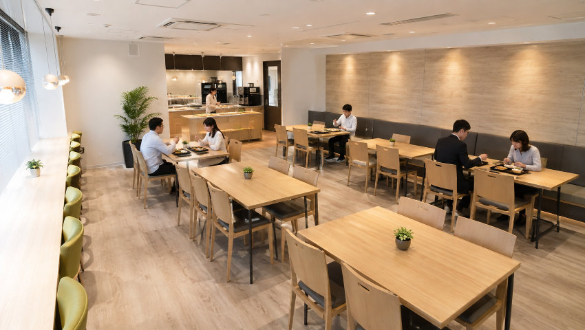 30席規模の食堂